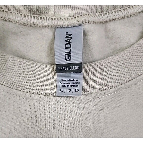 Christmas Highland Cow Sweatshirt Woman's XL Beige Western Holiday Pullover Bows - Picture 4 of 7